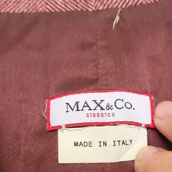 Max & Co. Mauve Blazer with Ruffle Pockets - Picture 2 of 13